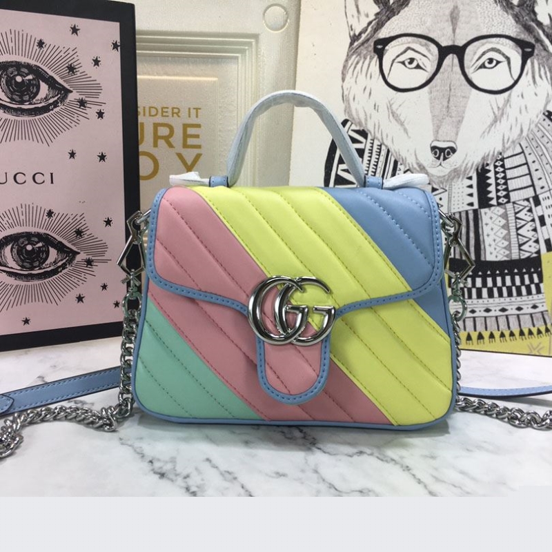 G*u*i top handle bags